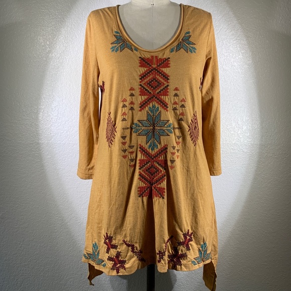 NWT Johnny Was Aztec Tunic Sz M